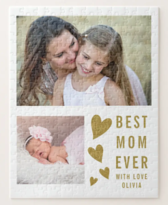 Best Mom Ever Custom Jigsaw Puzzle Gifts For Mom Who Doesn't Want Anything