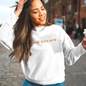 How To Find Yourself After Motherhood For Moms Ache Affirmation Crew Neck Sweatshirt