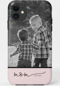 Personalized Photo Mom Script Case-Mate iPhone Case