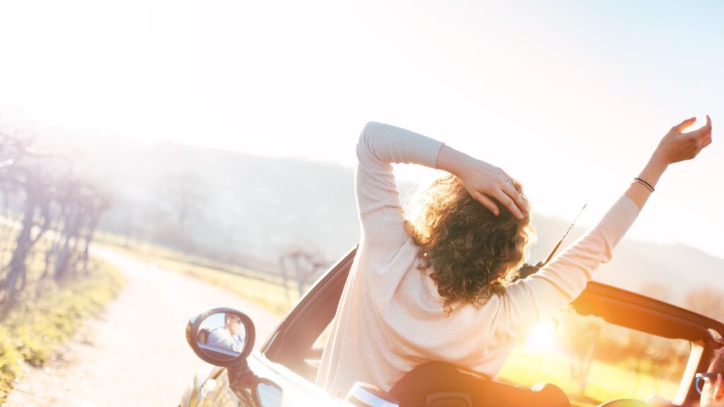 for moms ache bright and uplifting picture of a woman with a sunshine background